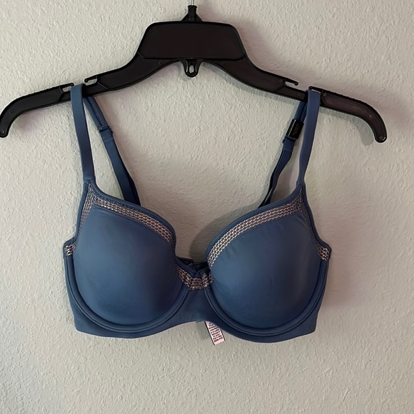 Victoria's Secret Other - Victoria’s Secret Body by Victoria blue lined demi size 32DD
